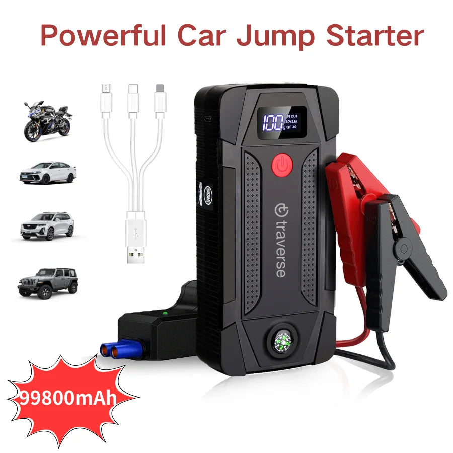 12V Lithium Battery Booster Pack with LED light