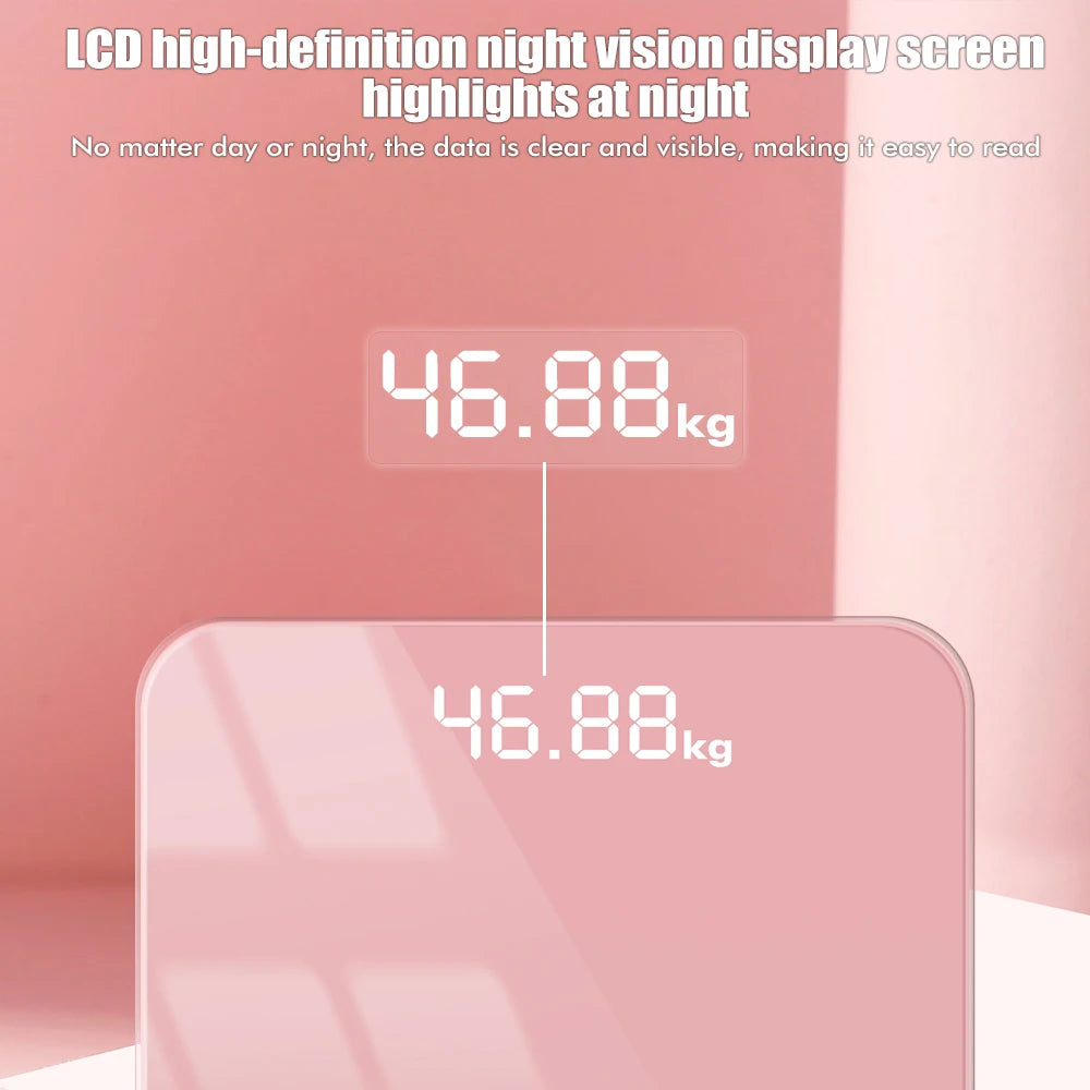 Digital LED Bathroom Scale