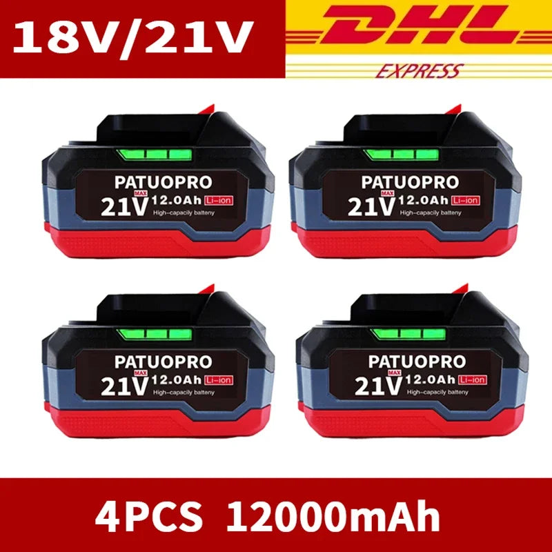 18V 21V 6.0 9.0 12.0Ah Rechargeable Lithium Battery For Makita