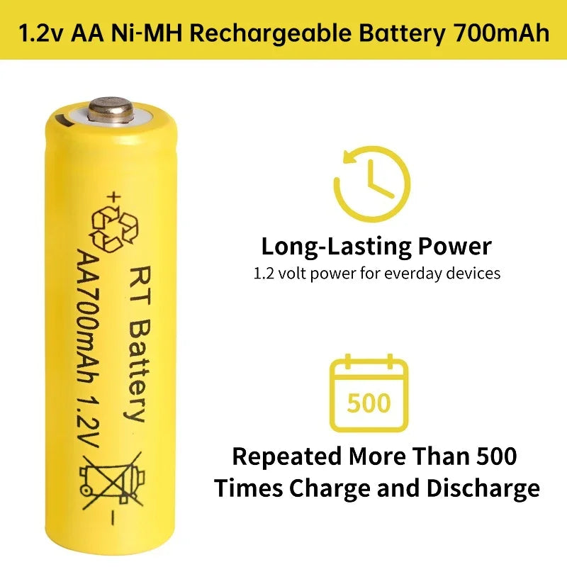 10-60PCS 8000mAh 1.2V AA Ni-MH Rechargeable Battery