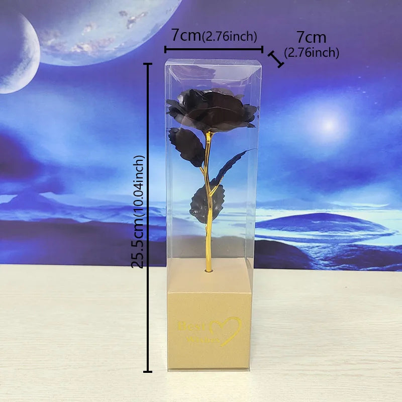 Galaxy Rose Eternal 24K Gold Flower
