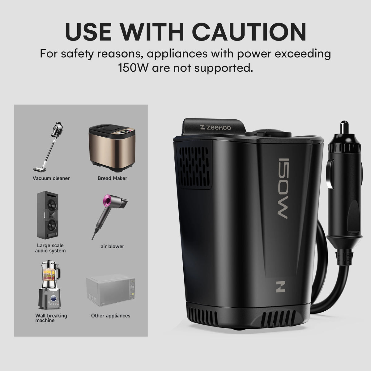150W Car Power Inverter
