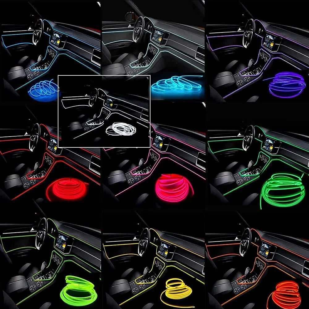 5M Car Interior Led Strip Light Neon