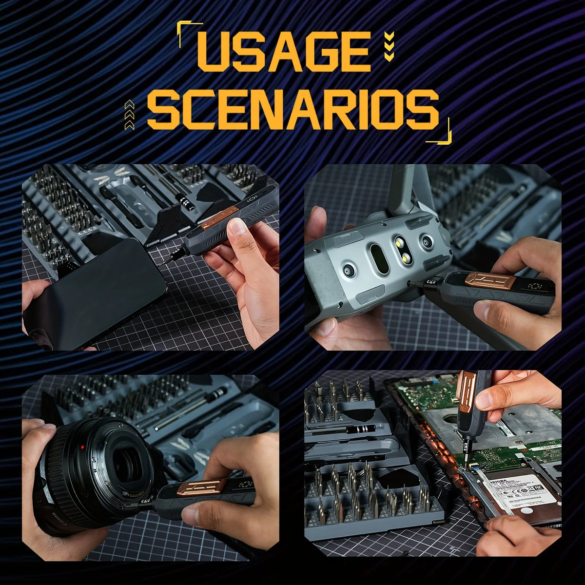 180 in 1 Precision Manual  Multifunctional Screwdriver