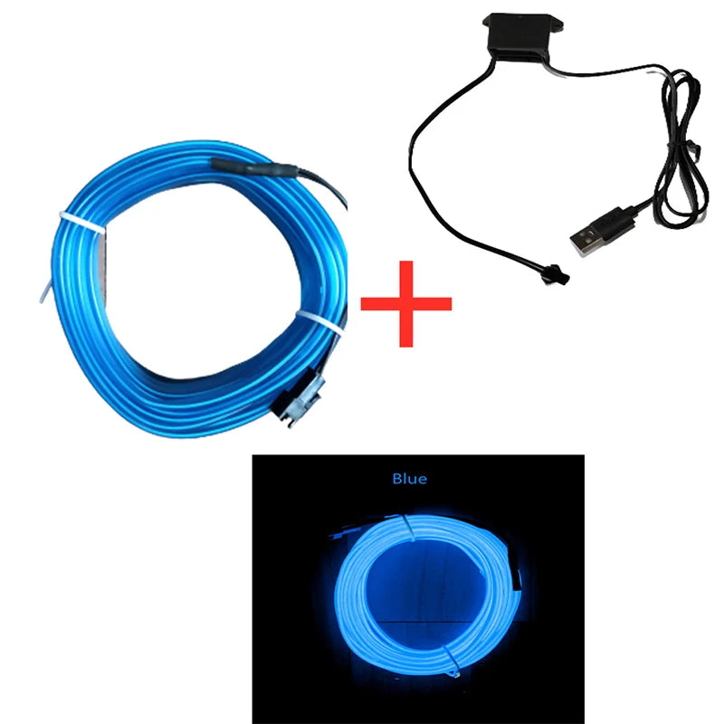 1M/3M/5M Car Interior Led Decorative Lamp