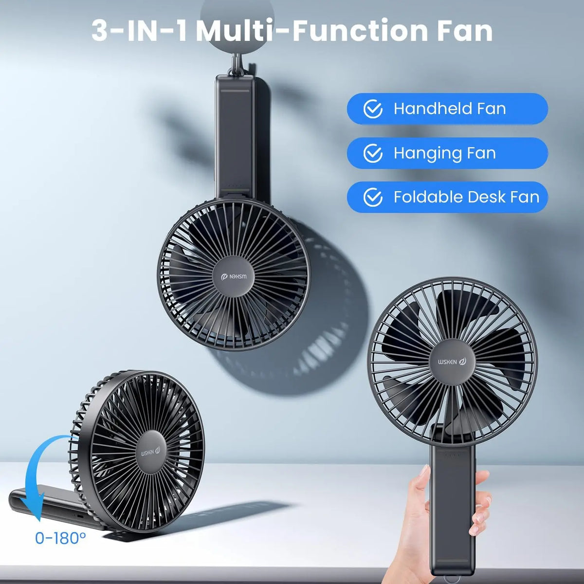 180° Foldable Portable Fan