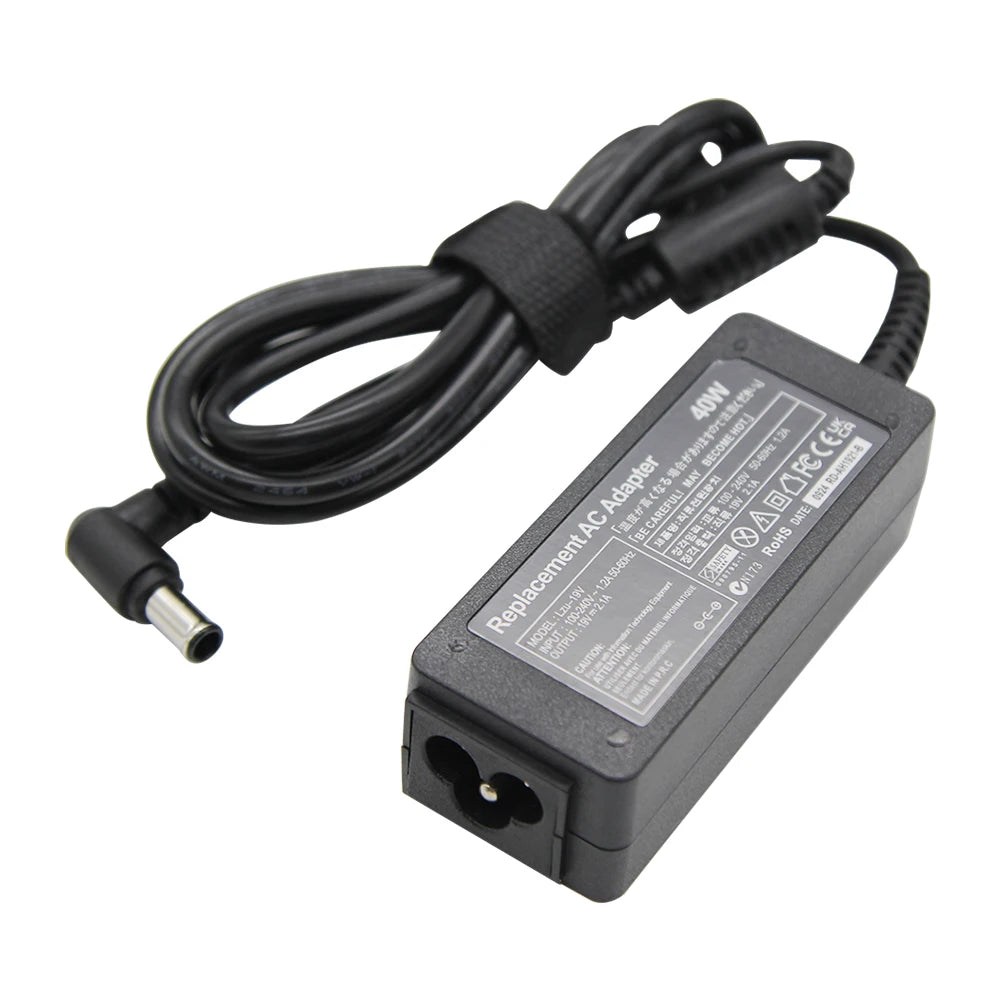 19V 2.1A 40W Laptop Power Adapter Charger