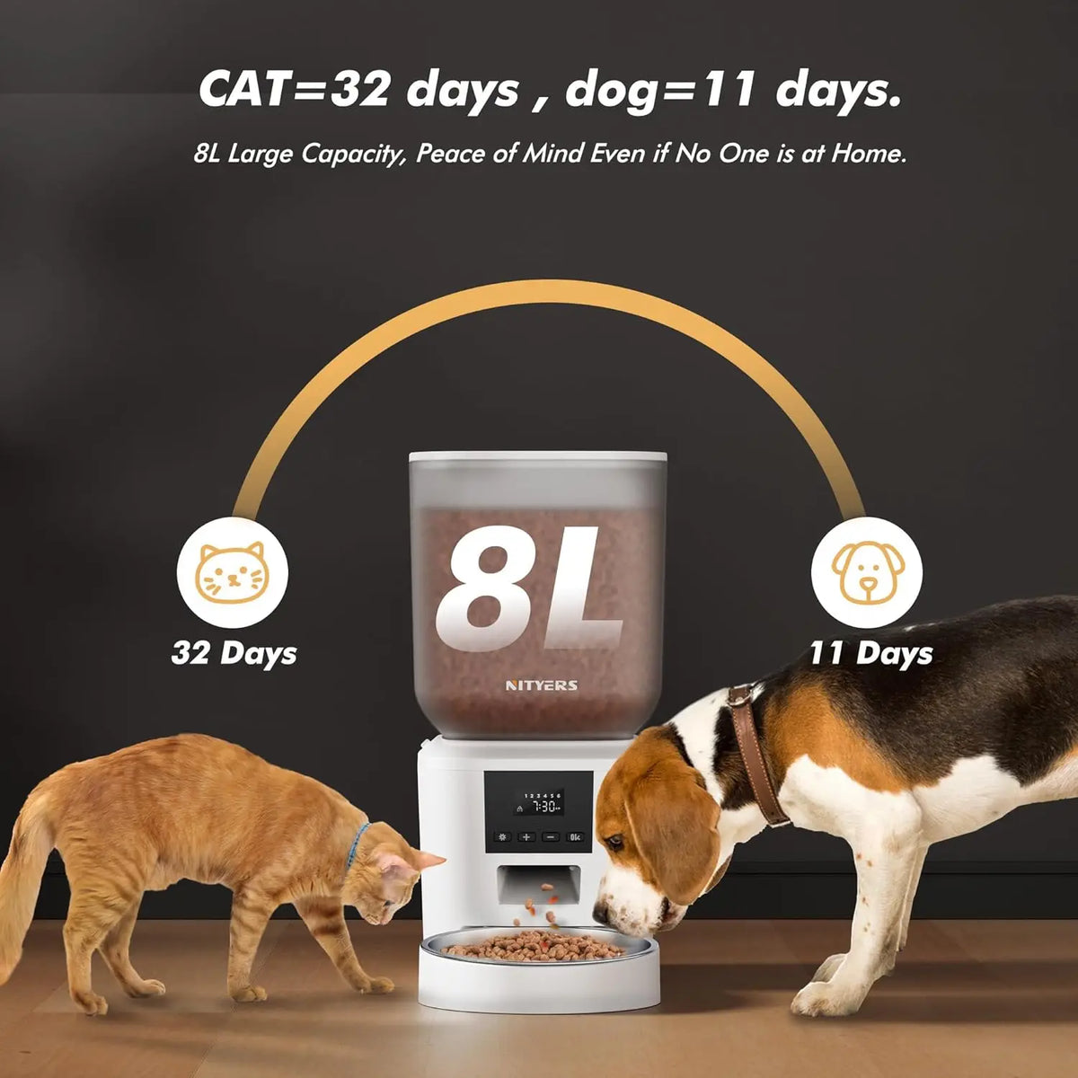 8L Automatic Pet Feeder