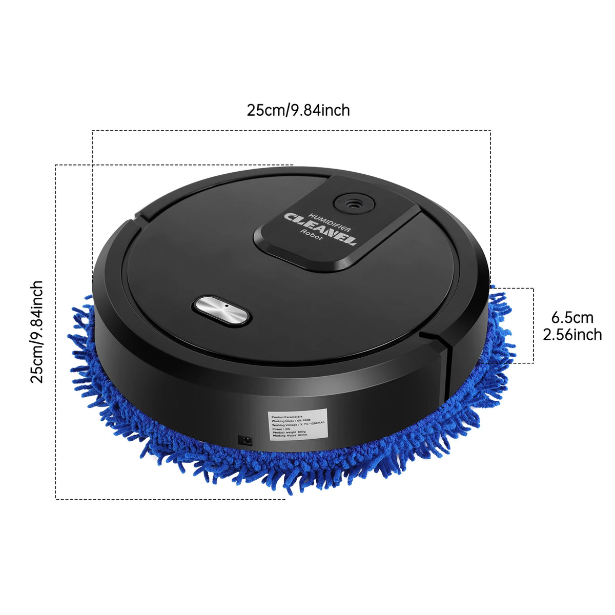 Auto Smart Robotic Mopping Machine Wet And Dry