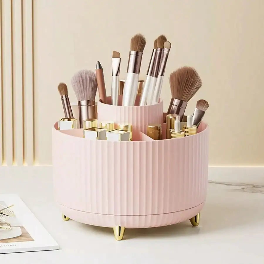 360° Rotating Makeup Brush Holder