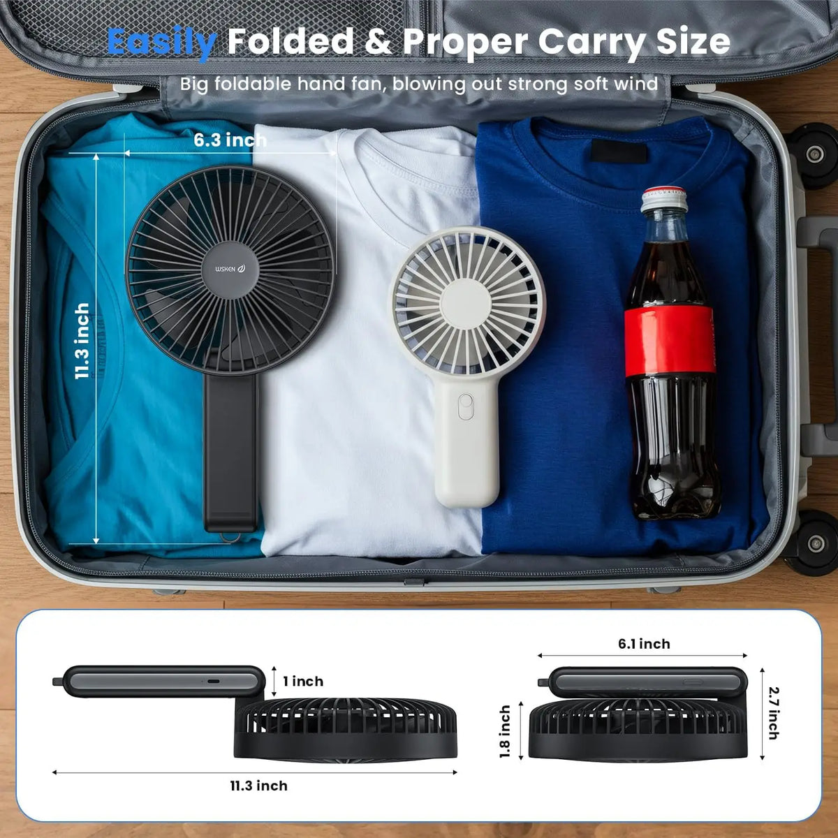 180° Foldable Portable Fan