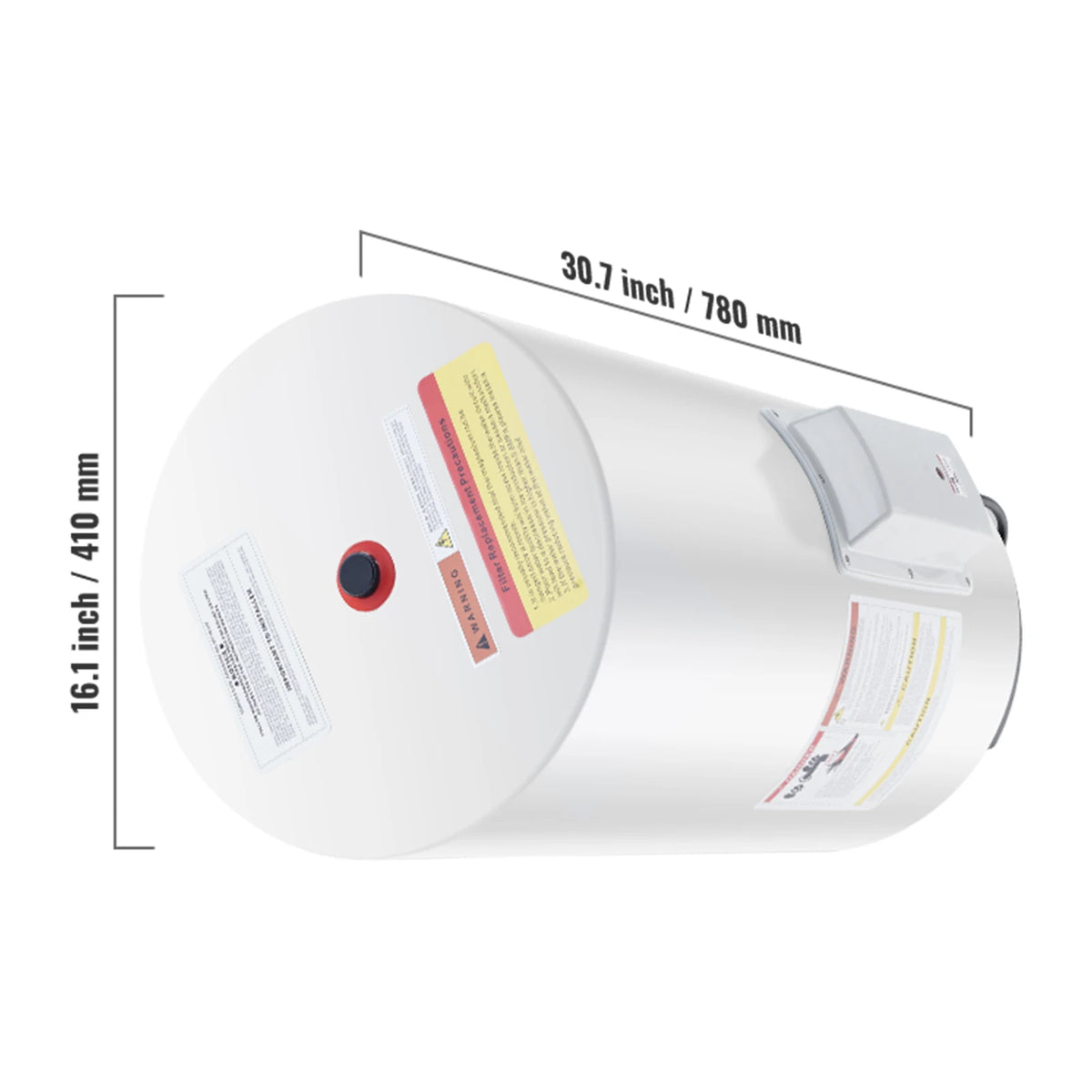 VEVOR Electric Water Heater 10 Gallon Tank