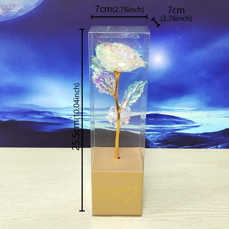 Galaxy Rose Eternal 24K Gold Flower