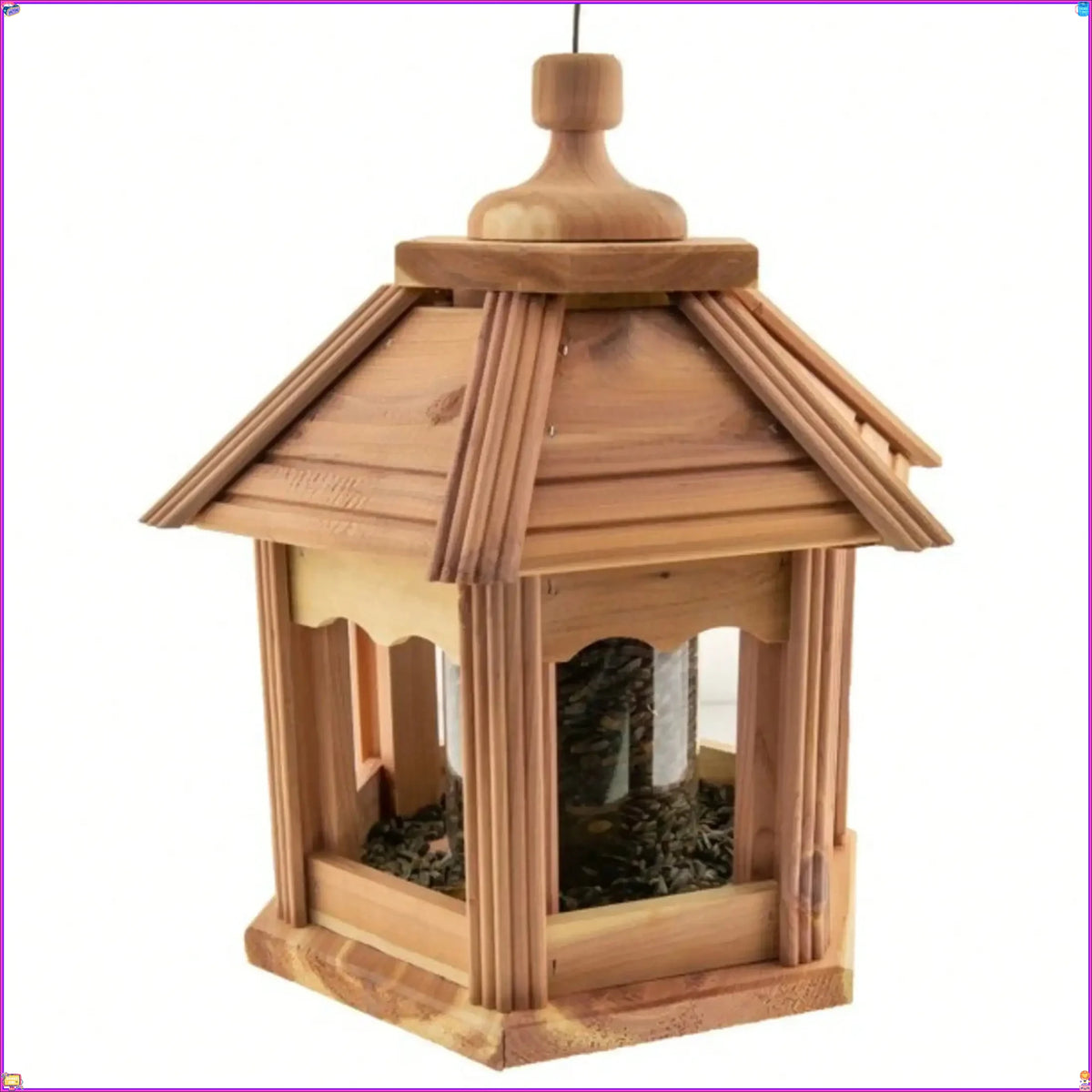 Cedar Gazebo Wild Bird Feeder